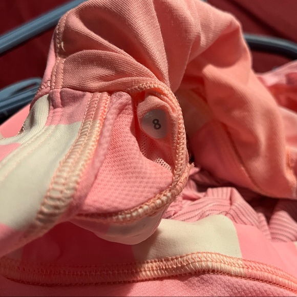 LULULEMON REST LESS PINK STRIPE TANK - Picture 11 of 11